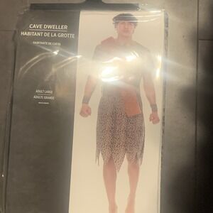 Cave Dweller Adult Large Costume‎ Caveman Cosplay
